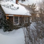 Beach Cottage in winter